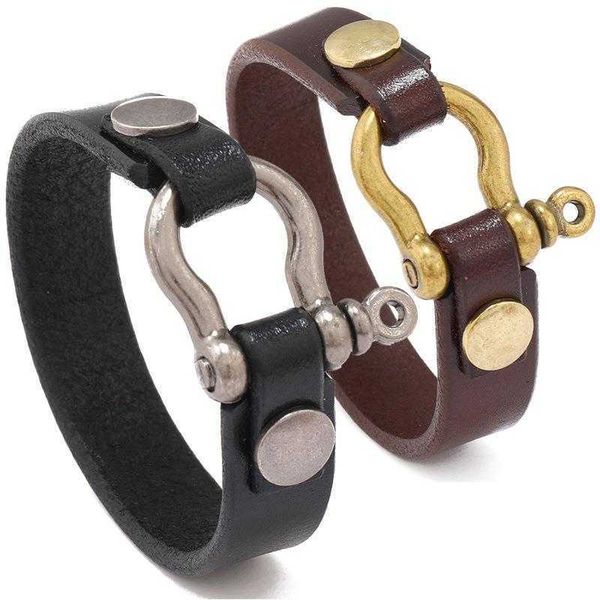 jewelry simple vachette clasp charm first layer cattle leather bracelet punk mens, Golden;silver
jewelry simple vachette clasp charm first layer cattle leather bracelet punk mens, Golden;silver