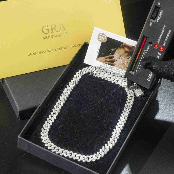 hip hop style 18k gold plated 10mm micro inlaid 925 silver vvs moissanite two rows of diamond necklace mens cuban link chain
hip hop style 18k gold plated 10mm micro inlaid 925 silver vvs moissanite two rows of diamond necklace mens cuban link chain