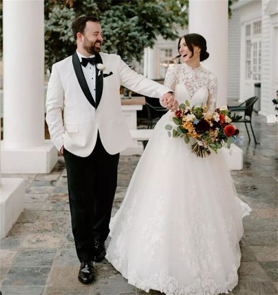 high neck lace princess wedding dress 2023 elegant long sleeve garden church wedding gowns a line tulle open back boho bride white vestidos
high neck lace princess wedding dress 2023 elegant long sleeve garden church wedding gowns a line tulle open back boho bride white vestidos