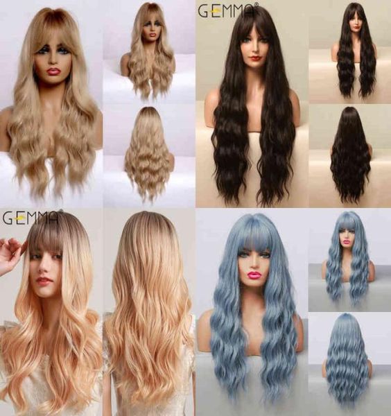hair gemma long water wave blue high temperature for black white women afro cosplay party daily synthetic with bangs 2203018088500, Black;brown
hair gemma long water wave blue high temperature for black white women afro cosplay party daily synthetic with bangs 2203018088500, Black;brown
