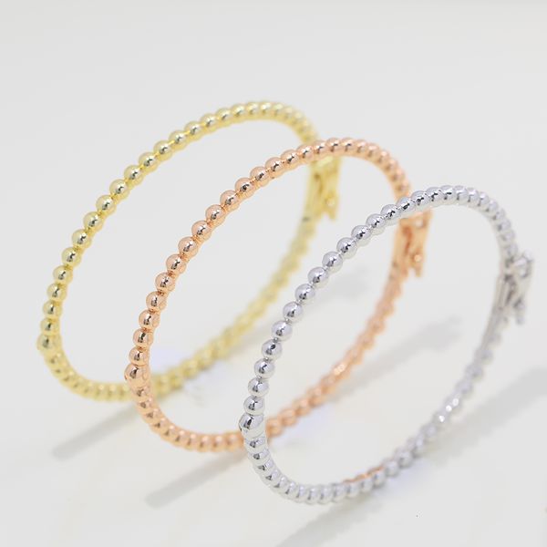 bangle fashion personalized brand bracelet women's smooth round bead edge gold glow luxury and exquisite s925 sterling silver warm and, Black
bangle fashion personalized brand bracelet women's smooth round bead edge gold glow luxury and exquisite s925 sterling silver warm and, Black