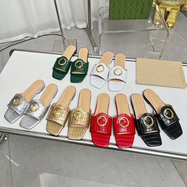 2023 summer designer women's flat bottom slippers comfortable square head flowers light casual luxury women's shoes large genuine, Black
2023 summer designer women's flat bottom slippers comfortable square head flowers light casual luxury women's shoes large genuine, Black
