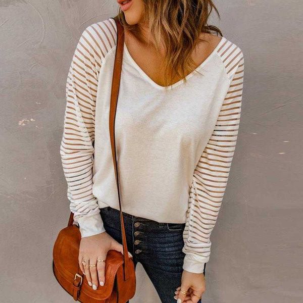 autumn and winter sweatshirt hollow out striped long sleeved large size simple v neck fashion womens wear, Black
autumn and winter sweatshirt hollow out striped long sleeved large size simple v neck fashion womens wear, Black