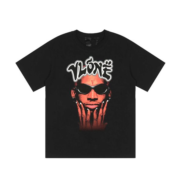 rod-man t-shirt blackhite co branded portrait short sleeve t-shirt for men's summer, White;black
rod-man t-shirt blackhite co branded portrait short sleeve t-shirt for men's summer, White;black