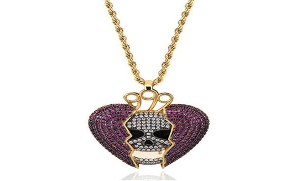 14k iced out skull skeleton purple heart juice wrld pendant necklace micro pave cubic zircon hiphop fashion jewelry6615128, Silver
14k iced out skull skeleton purple heart juice wrld pendant necklace micro pave cubic zircon hiphop fashion jewelry6615128, Silver