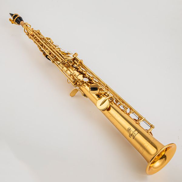 japanese made 875 soprano brass straight saxophone bb saxophone flat saxophone natural wind instrument shell key engraved pattern254
japanese made 875 soprano brass straight saxophone bb saxophone flat saxophone natural wind instrument shell key engraved pattern254