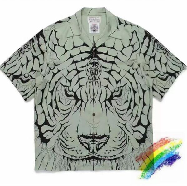 2023ss shirt men women summer style hawaiian shirts tee, White;black