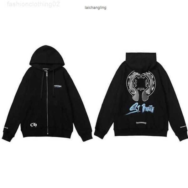 luxury jackets fashion chrome men's sweatshirts women heart classic hoodies zipper hooded sweater designer cross pullover sanskrit wnkl, Black 
luxury jackets fashion chrome men's sweatshirts women heart classic hoodies zipper hooded sweater designer cross pullover sanskrit wnkl, Black