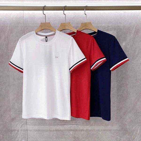 men's t-shirt designer summer new high-end mercerized beaded cotton fashion collision round neck short-sleeved t-shirt, White;black
men's t-shirt designer summer new high-end mercerized beaded cotton fashion collision round neck short-sleeved t-shirt, White;black