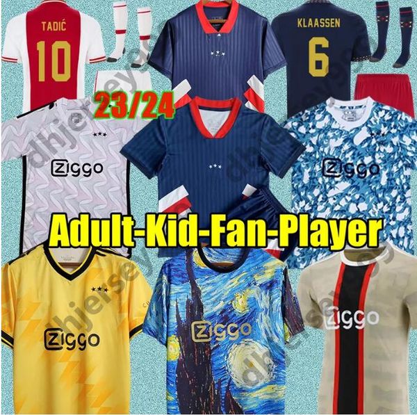 2023 2024 new ajaxs tadic soccer jerseys special training 23 24 bassey berghuis third kits klaassen bergwijn marley football shirts men kids, Black;yellow
2023 2024 new ajaxs tadic soccer jerseys special training 23 24 bassey berghuis third kits klaassen bergwijn marley football shirts men kids, Black;yellow