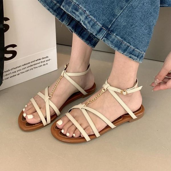 sandals summer flat t-strap shoes narrow band cross ankle strap dress heels belt beach, Black
sandals summer flat t-strap shoes narrow band cross ankle strap dress heels belt beach, Black