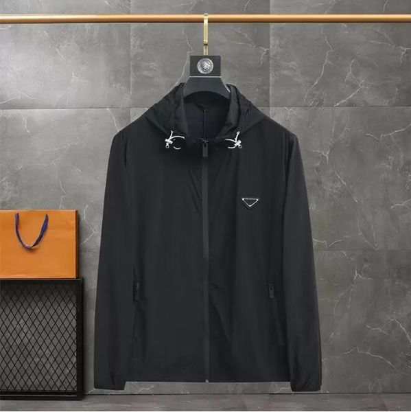 designer men's jacket hoodies windbreaker coats summer men women zipper long sleeve thin casual jacket couple windproof sunscreen sweat, Black;brown
designer men's jacket hoodies windbreaker coats summer men women zipper long sleeve thin casual jacket couple windproof sunscreen sweat, Black;brown