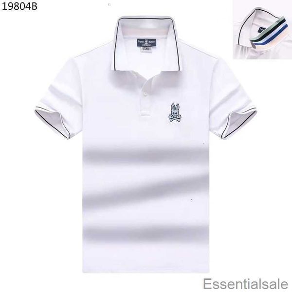 2023 summer new product psycho bunny skull rabbit embroidered polo shirt rib lapel casual fashion trendy men 90se, White;black
2023 summer new product psycho bunny skull rabbit embroidered polo shirt rib lapel casual fashion trendy men 90se, White;black