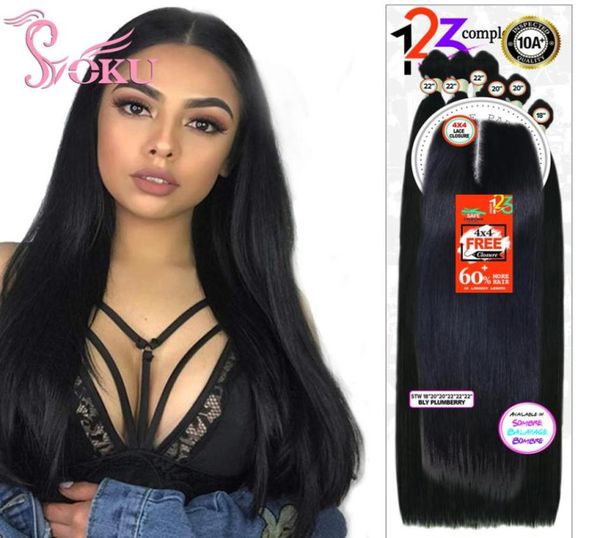 straight synthetic hair weave bundles with 44 lace frontal closure black hair weaving extension 18 22 inches soku hair weft 229246400, Black;brown
straight synthetic hair weave bundles with 44 lace frontal closure black hair weaving extension 18 22 inches soku hair weft 229246400, Black;brown