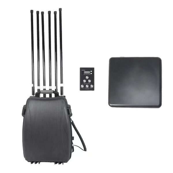 anti-drone 6 bands high power backpack drone signal jamm er 2.4g 5.8g 433 gps uav signal jamm ing up to 1500m
anti-drone 6 bands high power backpack drone signal jamm er 2.4g 5.8g 433 gps uav signal jamm ing up to 1500m