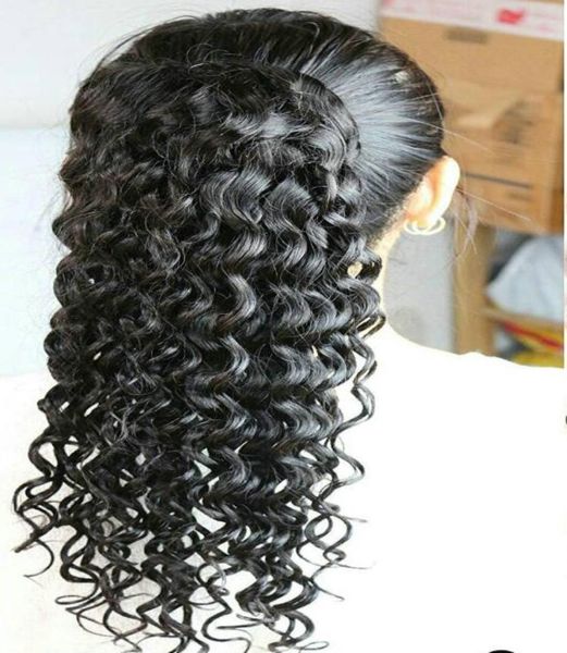 deep curly human hair pony tails kinky ponytail drawstring clip in extensions natural black 1b 120g3445868
deep curly human hair pony tails kinky ponytail drawstring clip in extensions natural black 1b 120g3445868