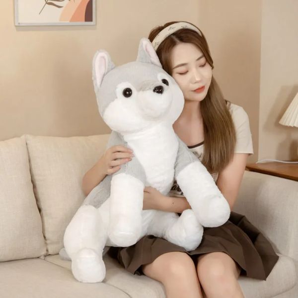 Creative Cute Sitting Wolf Puppy Stupid Plush Toy Animal Dog Doll Throwing Pillow Children Birthday Gift 31inch 80cm, As picture
Creative Cute Sitting Wolf Puppy Stupid Plush Toy Animal Dog Doll Throwing Pillow Children Birthday Gift 31inch 80cm, As picture