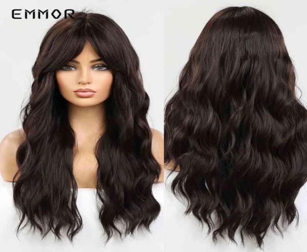 hair emmor natural synthetic black brown water wavy with bangs dark wave for women heat resistant fiber 2203015490670
hair emmor natural synthetic black brown water wavy with bangs dark wave for women heat resistant fiber 2203015490670