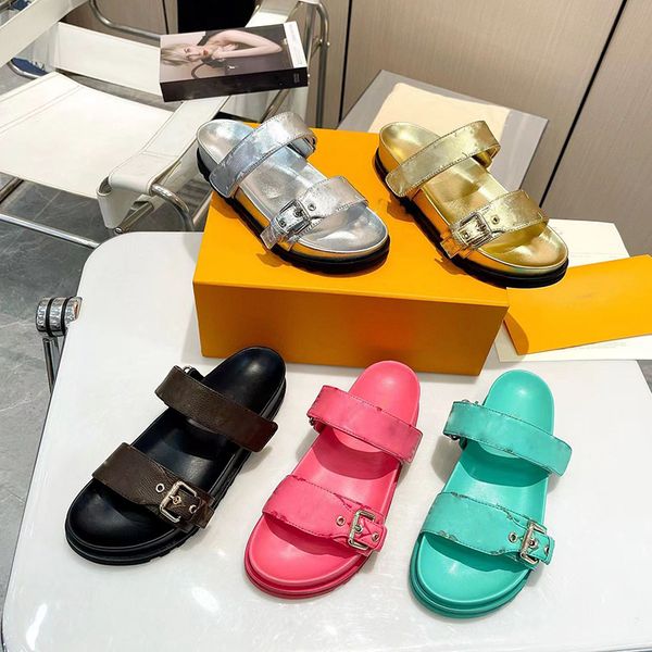 designer slippers slides sandals summer flats real leather platform shoes ladies beach effortlessly stylish slides two straps with adjusted, Black
designer slippers slides sandals summer flats real leather platform shoes ladies beach effortlessly stylish slides two straps with adjusted, Black