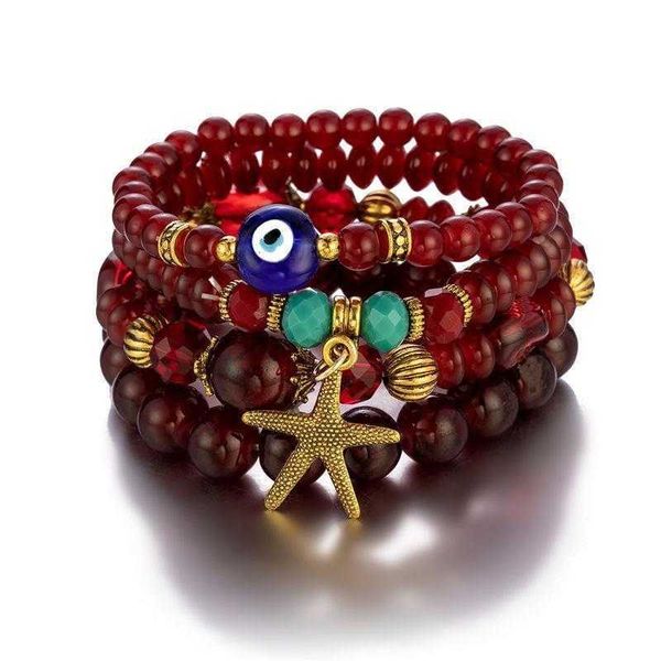 trendy jewelry bohemian style bracelets mix and match metal starfish devils eye accessories temperament multi layer bracelet, Golden;silver
trendy jewelry bohemian style bracelets mix and match metal starfish devils eye accessories temperament multi layer bracelet, Golden;silver