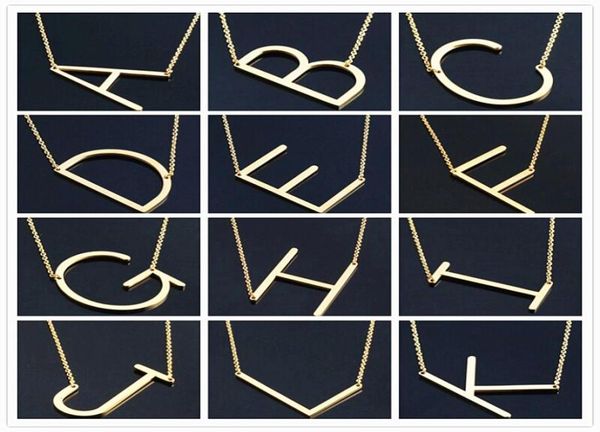 women fashion sideways personalized az letter name initial gold silver plated stainless steel necklace pendant for women gif5649019
women fashion sideways personalized az letter name initial gold silver plated stainless steel necklace pendant for women gif5649019