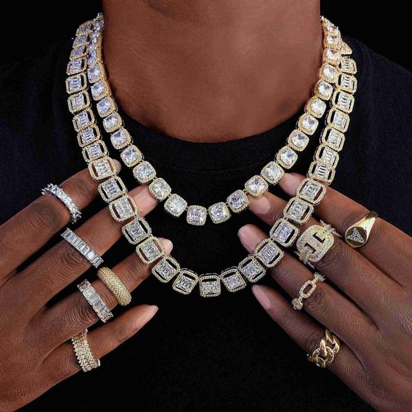 luxury hip hop silver choker jewelry full diamond gems link chain men necklace classic gold plated iced out women link necklace
luxury hip hop silver choker jewelry full diamond gems link chain men necklace classic gold plated iced out women link necklace