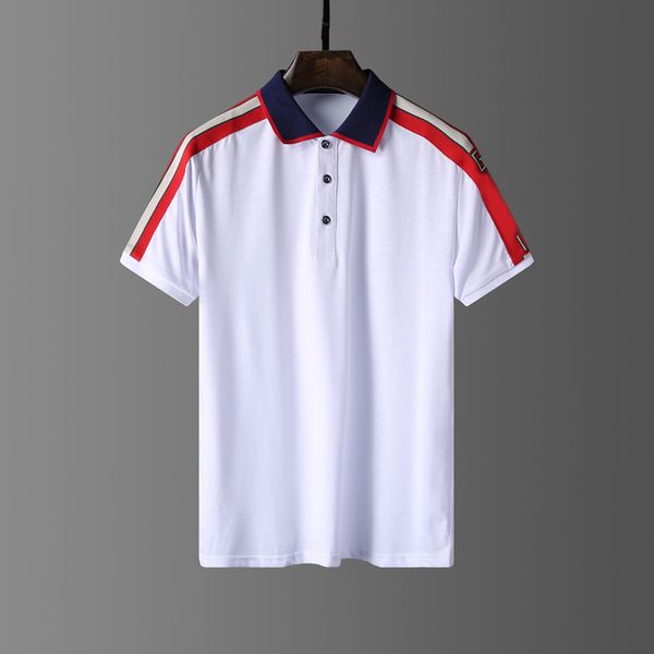 mens polo shirts luxury italy men designer clothes short sleeve fashion casual man summer t shirt many colors are available size m-3xl, White;black
mens polo shirts luxury italy men designer clothes short sleeve fashion casual man summer t shirt many colors are available size m-3xl, White;black