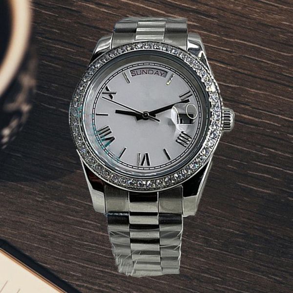 new watch womens mens watch mechanical automatic watch stainless steel watchband fashion sports waterproof simple luxury high-grade birthday, Slivery;brown
new watch womens mens watch mechanical automatic watch stainless steel watchband fashion sports waterproof simple luxury high-grade birthday, Slivery;brown