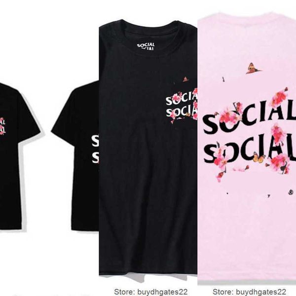 summer assc men's t shirt anti social club trend flower butterfly loose print short-sleeved men and women couples t-shirt motion curren, White;black
summer assc men's t shirt anti social club trend flower butterfly loose print short-sleeved men and women couples t-shirt motion curren, White;black
