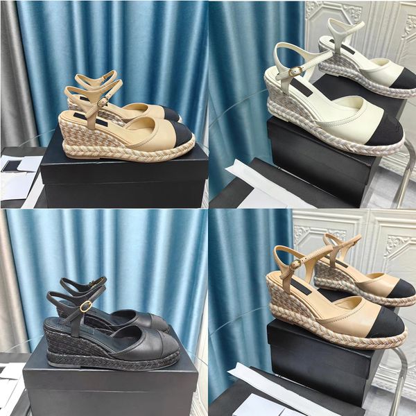 2023 color-matching platform fisherman's high heel sandals womens designer luxury 100% leather wedge-heeled electric embroidery casual, Black
2023 color-matching platform fisherman's high heel sandals womens designer luxury 100% leather wedge-heeled electric embroidery casual, Black
