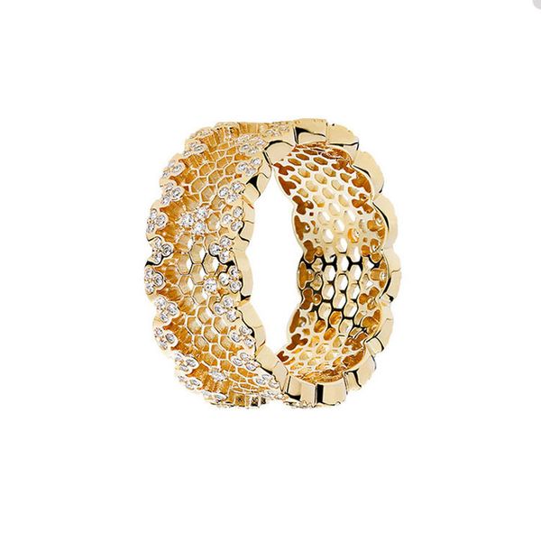 gold plated honeycomb band ring for pandora 925 sterling silver fashion party jewelry designer rings set for women sisters gift luxury ring, Slivery;golden
gold plated honeycomb band ring for pandora 925 sterling silver fashion party jewelry designer rings set for women sisters gift luxury ring, Slivery;golden
