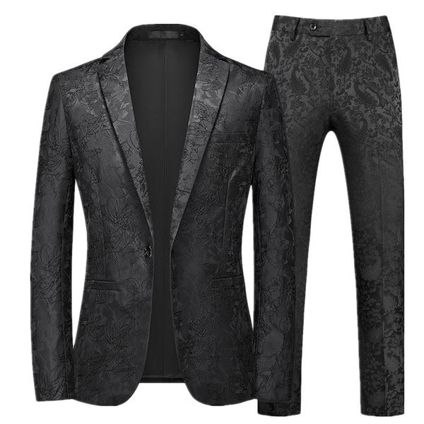 men's suits blazers fashion brand men's jacquard suit classic black white blue navy business wedding banquet party dress men blaze, White;black
men's suits blazers fashion brand men's jacquard suit classic black white blue navy business wedding banquet party dress men blaze, White;black