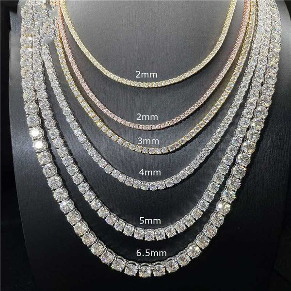aimgal fine jewelry 3mm4mm s925silver plated 18k gold hip hop moissanite single row tennis necklace, Silver
aimgal fine jewelry 3mm4mm s925silver plated 18k gold hip hop moissanite single row tennis necklace, Silver