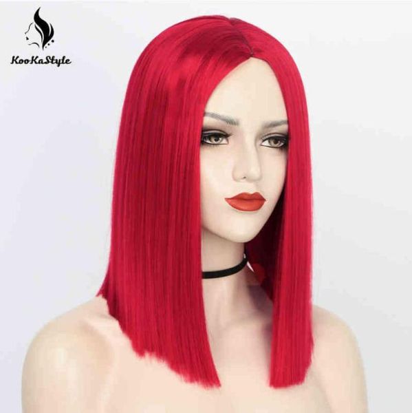 hair synthetic short straight bob for women red cosplay middle part heat resistant natural 2203016674048, Black;brown
hair synthetic short straight bob for women red cosplay middle part heat resistant natural 2203016674048, Black;brown