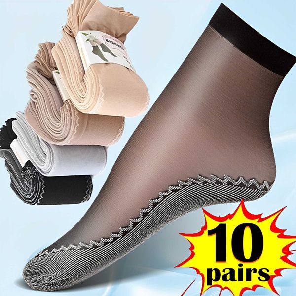stockings 10pairs woman fashion wholesale socks spring summer women soft velvet silk non-slip bottom splice transparent ladies ultrathin bre, Black;white
stockings 10pairs woman fashion wholesale socks spring summer women soft velvet silk non-slip bottom splice transparent ladies ultrathin bre, Black;white