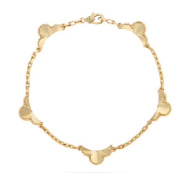 classic four leaf grass three leaf grass charm bracelet chain 18k gold agate shell mother of pearl bracelet specially designed for women, Black
classic four leaf grass three leaf grass charm bracelet chain 18k gold agate shell mother of pearl bracelet specially designed for women, Black