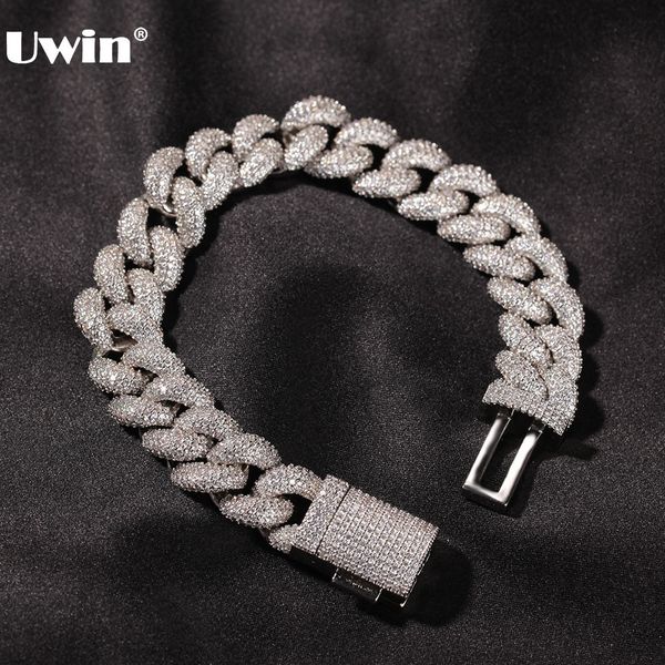 chain uwin 14mm cuban chain bracelet aaa iced cubic zirconia bracelet women's luxury hip hop jewelry direct 230512, Black
chain uwin 14mm cuban chain bracelet aaa iced cubic zirconia bracelet women's luxury hip hop jewelry direct 230512, Black