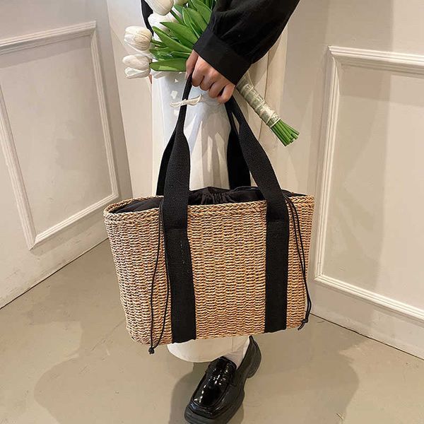 nxy summer women weave straw tote bag female travel beach bags handmade lady rattan bucket shoulder side handbags 230424
nxy summer women weave straw tote bag female travel beach bags handmade lady rattan bucket shoulder side handbags 230424