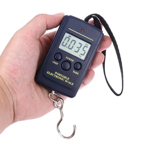 Image of Multifunctional Mini 40kg/10g Electronic Hanging Fishing Luggage Balanca Portable Digital Handy Pocket Weight Hook Scale