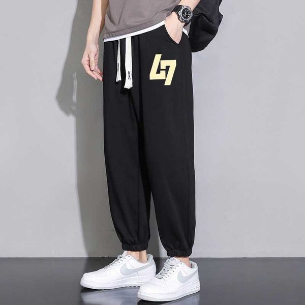 and pants spring men's autumn casual protective pants cropped pants trendy leggings sports pants men's loose fitting summer pants, Black
and pants spring men's autumn casual protective pants cropped pants trendy leggings sports pants men's loose fitting summer pants, Black