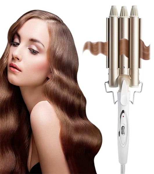 professional curling iron ceramic triple barrel hair styler waver styling tools 110220v curler electric 2202117246187
professional curling iron ceramic triple barrel hair styler waver styling tools 110220v curler electric 2202117246187