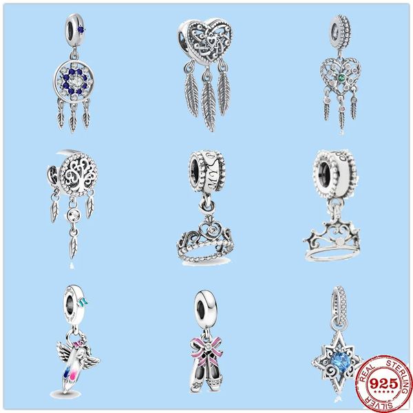 925 sterling silver charms for pandora jewelry beads new dream catcher heart crown dance shoes beads bead, Black
925 sterling silver charms for pandora jewelry beads new dream catcher heart crown dance shoes beads bead, Black