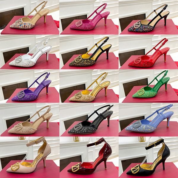 2023 designer women's v high heeled sandals new fashion genuine leather office slippers party shoes with pointed toe size 35-43 7cm wit, Black
2023 designer women's v high heeled sandals new fashion genuine leather office slippers party shoes with pointed toe size 35-43 7cm wit, Black