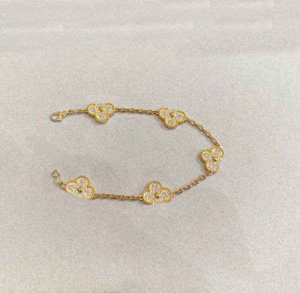 2023 luxury quality charm bracelet with sparkly diamond in three colors plated have box stamp five flowers ps5096, Golden;silver
2023 luxury quality charm bracelet with sparkly diamond in three colors plated have box stamp five flowers ps5096, Golden;silver