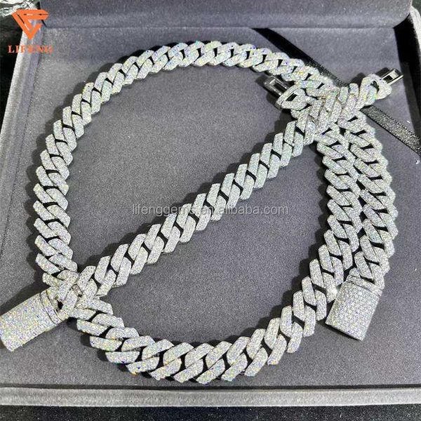 pass diamond tester moissanite 14mm cuban link chain 925 silver chains vvs moissanite diamond jewelry necklaces
pass diamond tester moissanite 14mm cuban link chain 925 silver chains vvs moissanite diamond jewelry necklaces