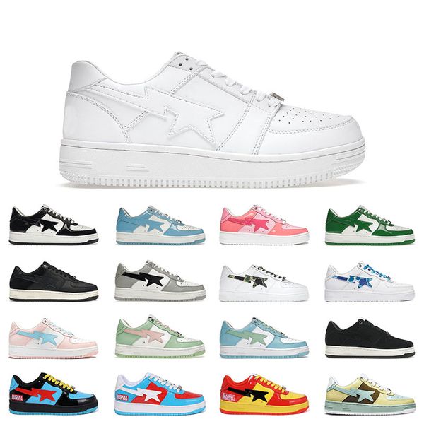 mens bapestas casual designer shoes stas sk8 low bapesta platform men women black white camo green leather womens trainers outdoor sneakers
mens bapestas casual designer shoes stas sk8 low bapesta platform men women black white camo green leather womens trainers outdoor sneakers