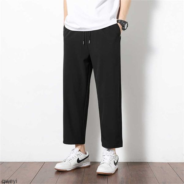 pants ice silk crop summer men's thin solid sport casual pants elastic waist pants men's loose crop pants bp4b, Black
pants ice silk crop summer men's thin solid sport casual pants elastic waist pants men's loose crop pants bp4b, Black