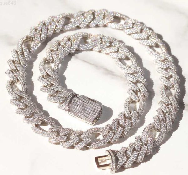 custom bling moissanite sterling silver cuban chain with ice diamond cuban link 13mm 2rows gold plated hip hop necklace
custom bling moissanite sterling silver cuban chain with ice diamond cuban link 13mm 2rows gold plated hip hop necklace