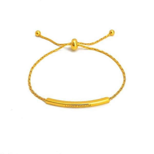 simple jewelry titanium steel no bracelet fading cold style ins all match and fresh adjustable english pull for women, Golden;silver
simple jewelry titanium steel no bracelet fading cold style ins all match and fresh adjustable english pull for women, Golden;silver