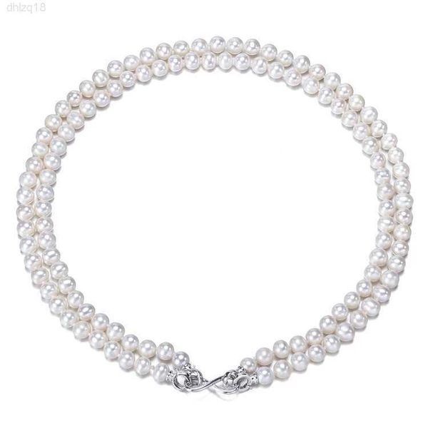 7mm aa- off round white classic bridal freshwater real natural 925 sterling silver 2 layer double string pearl necklace
7mm aa- off round white classic bridal freshwater real natural 925 sterling silver 2 layer double string pearl necklace